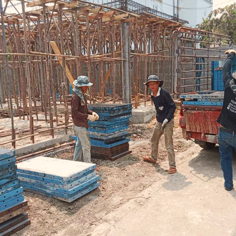 แบบเหล็ก นั่งร้าน